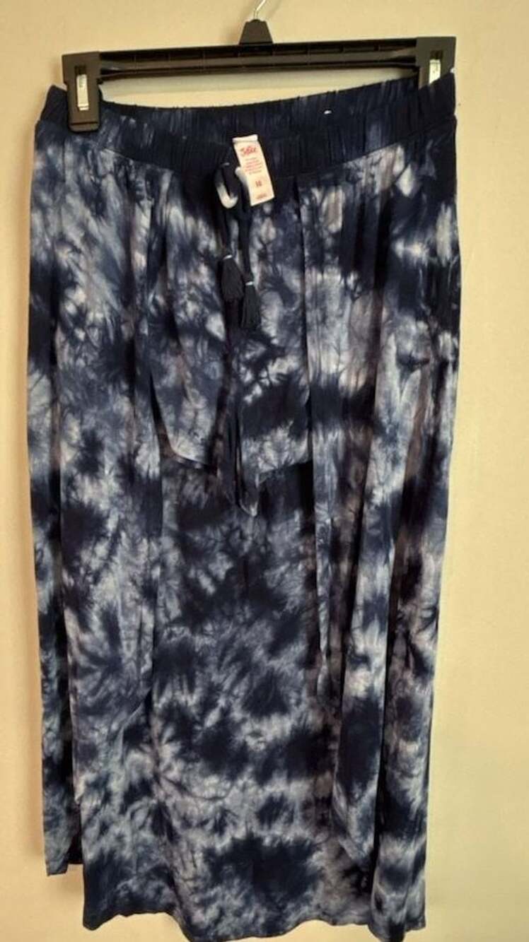 Justice Skort Size 10 Blue Tie Dye